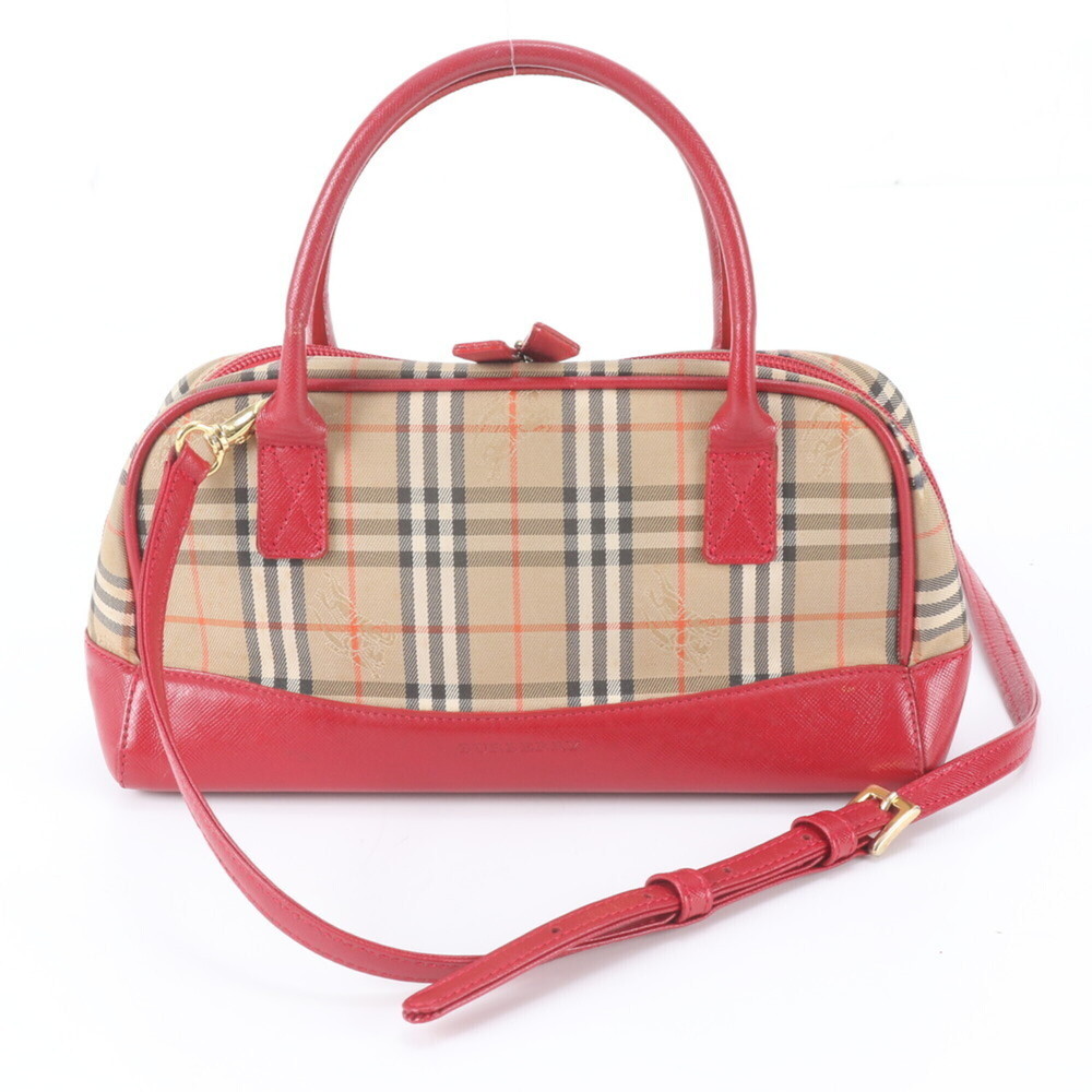 Burberry Nova Check Shadow Horse Leather 2-Way Shoulder Bag, Handbag, Tote Ba...